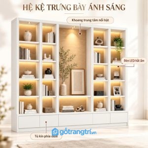 Thiết kế hiện đại, tạo điểm nhấn cho mảng tường