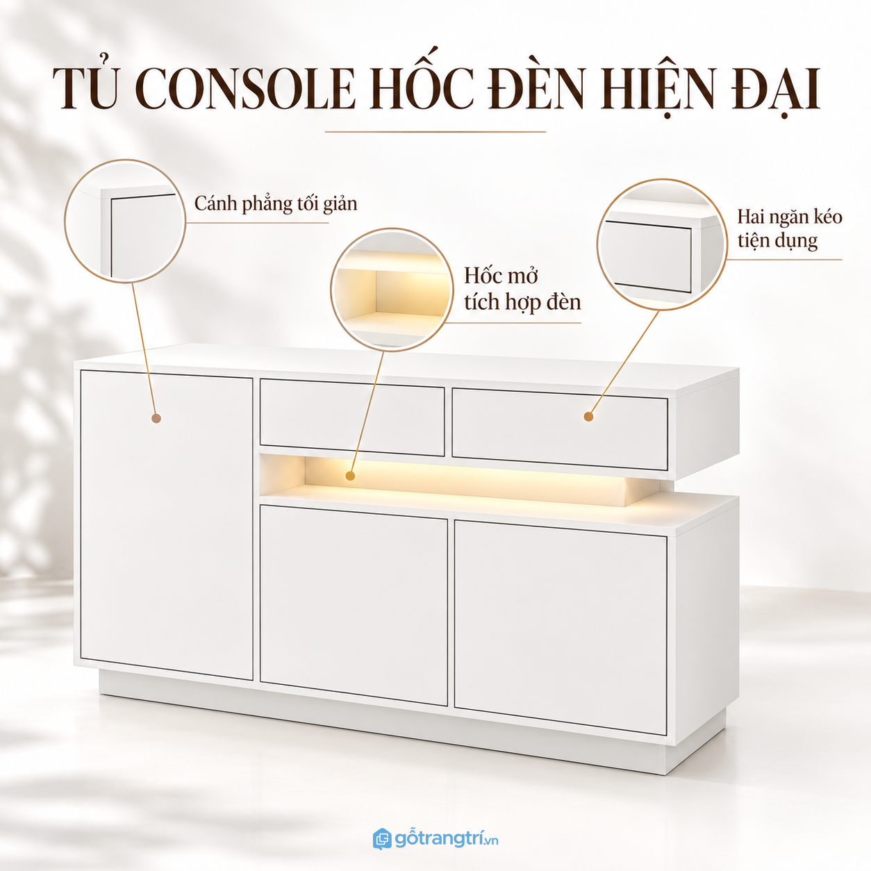 Thiết kế hiện đại, tối giản và tinh tế