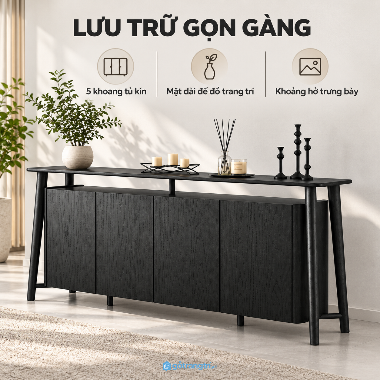 Tủ 4 cánh tăng diện tích lưu trữ Tủ 4 cánh tăng diện tích lưu trữ