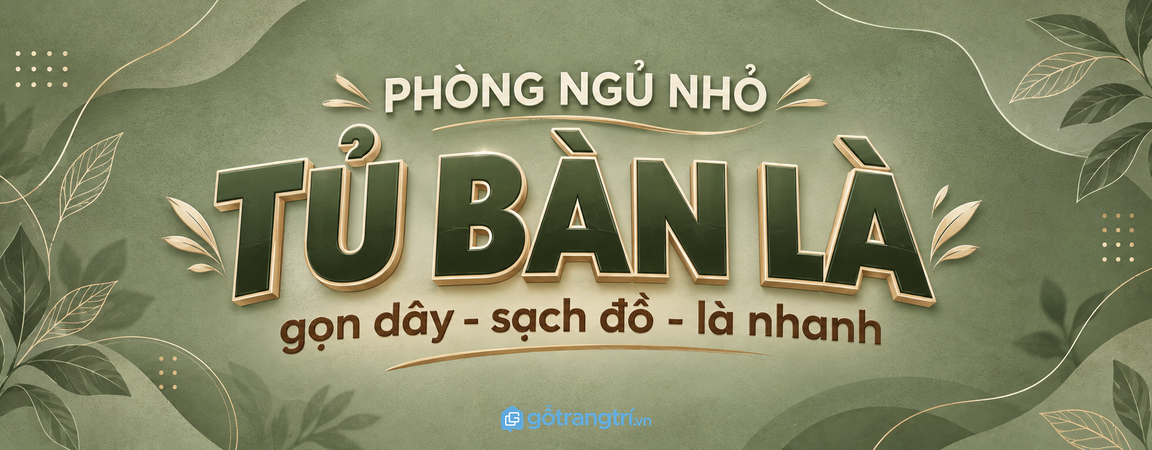 Tủ bàn là hơi nước phòng ngủ nhỏ: gọn dây, sạch đồ và dễ là nhanh mỗi sáng