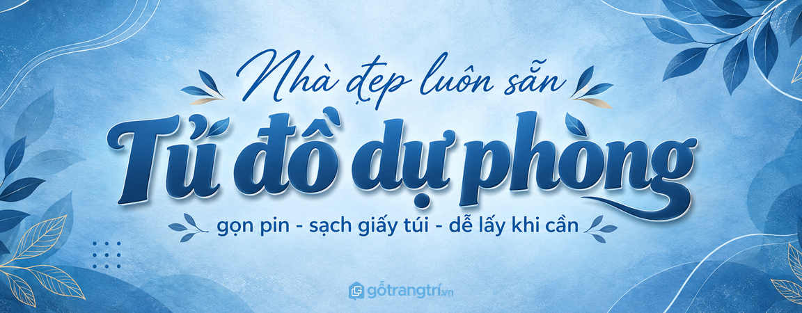 Tủ đồ dự phòng gia đình trong nhà phố nhỏ: gọn đồ cần lúc khẩn, sạch kho và dễ lấy