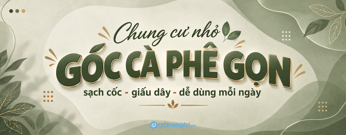 Tủ đồ pha cà phê cho chung cư nhỏ: gọn máy, sạch cốc và dễ dùng mỗi ngày