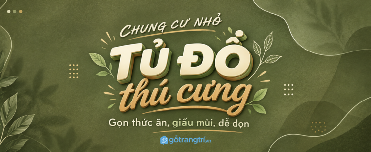 Tủ đồ thú cưng cho chung cư nhỏ: gọn thức ăn, giấu mùi và dễ dọn mỗi ngày