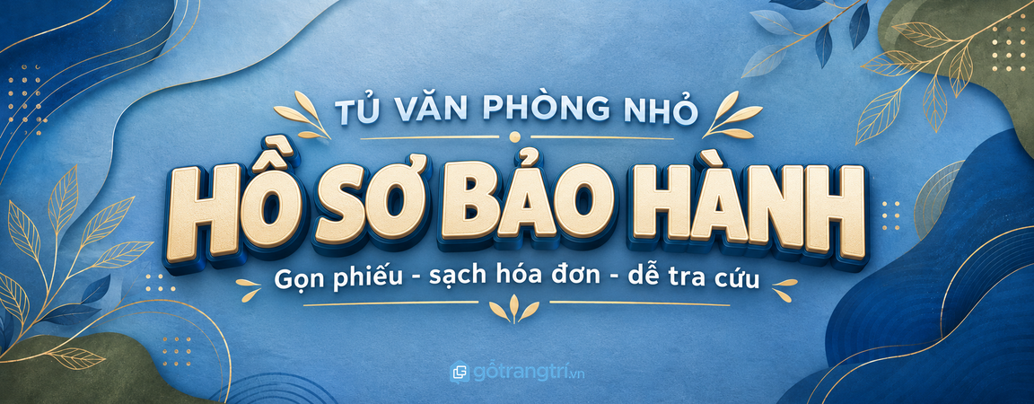 Tủ hồ sơ bảo hành thiết bị văn phòng: gọn phiếu, sạch hóa đơn và dễ tra cứu