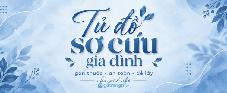 Tủ hồ sơ y tế gia đình nhà phố nhỏ: gọn sổ khám, bảo hiểm và đơn thuốc