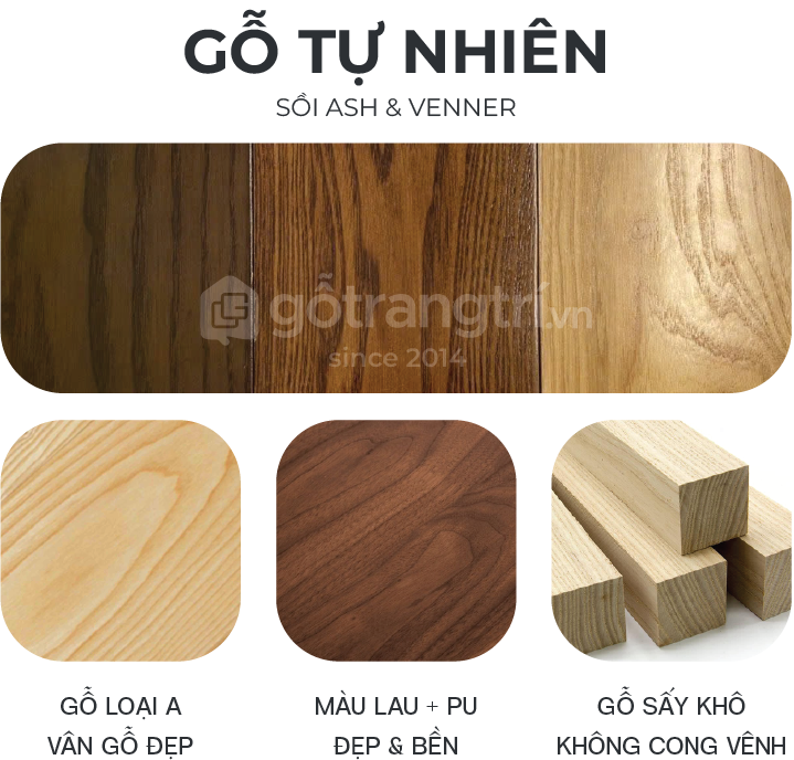 Đặc Tính Gỗ Tự Nhiên - Loại Gỗ Sử Dụng Tại Gỗ Trang Trí