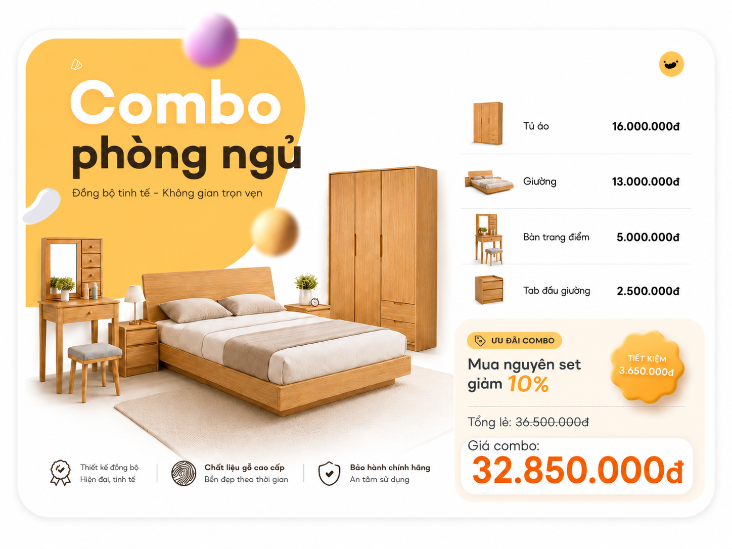 Combo phòng ngủ 1